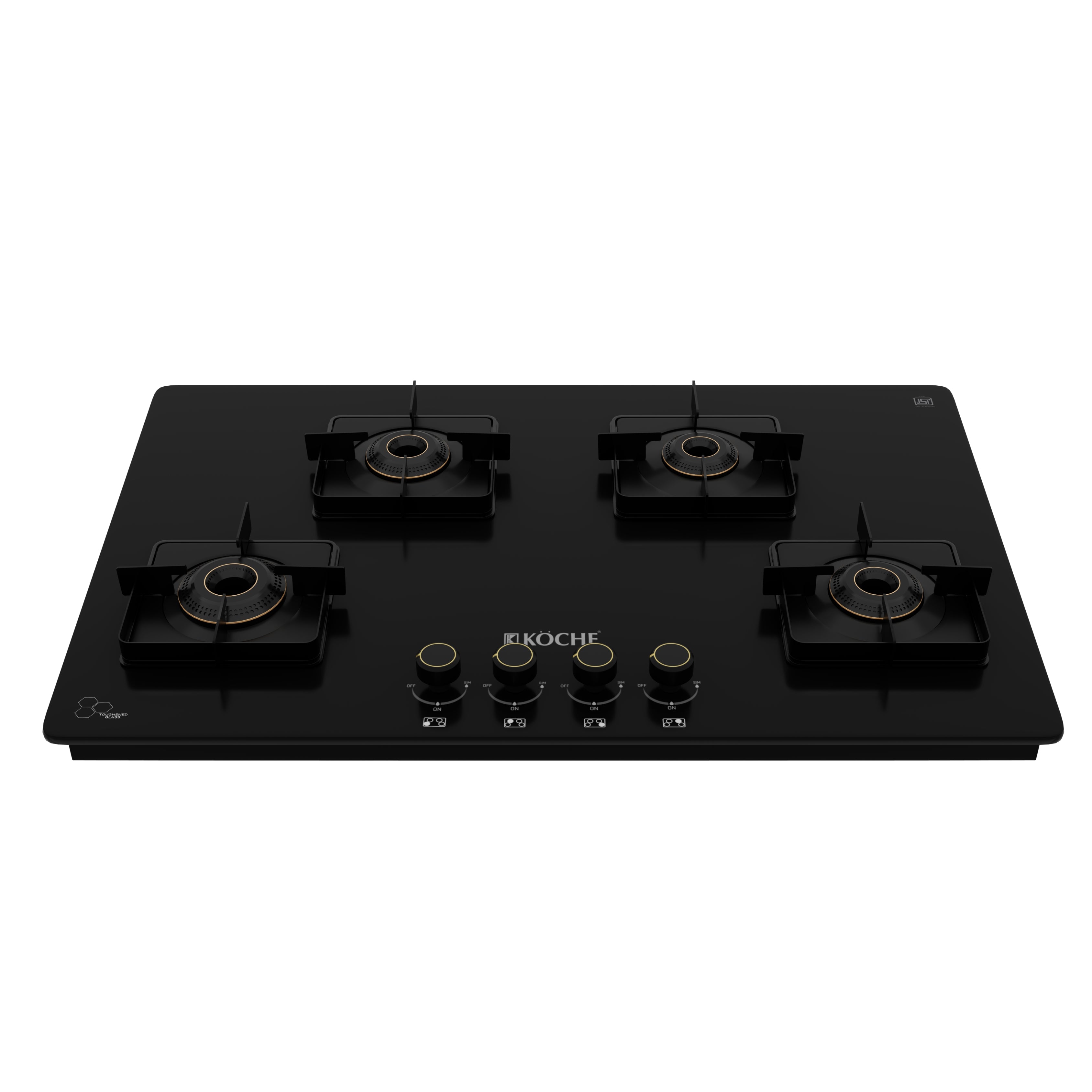 Koche Betty 4 burner glass gas hob