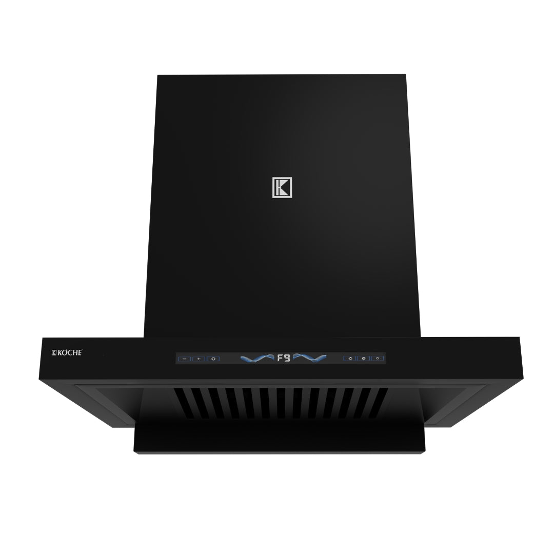 Stark 60 BLDC chimney front view modern kitchen hood design