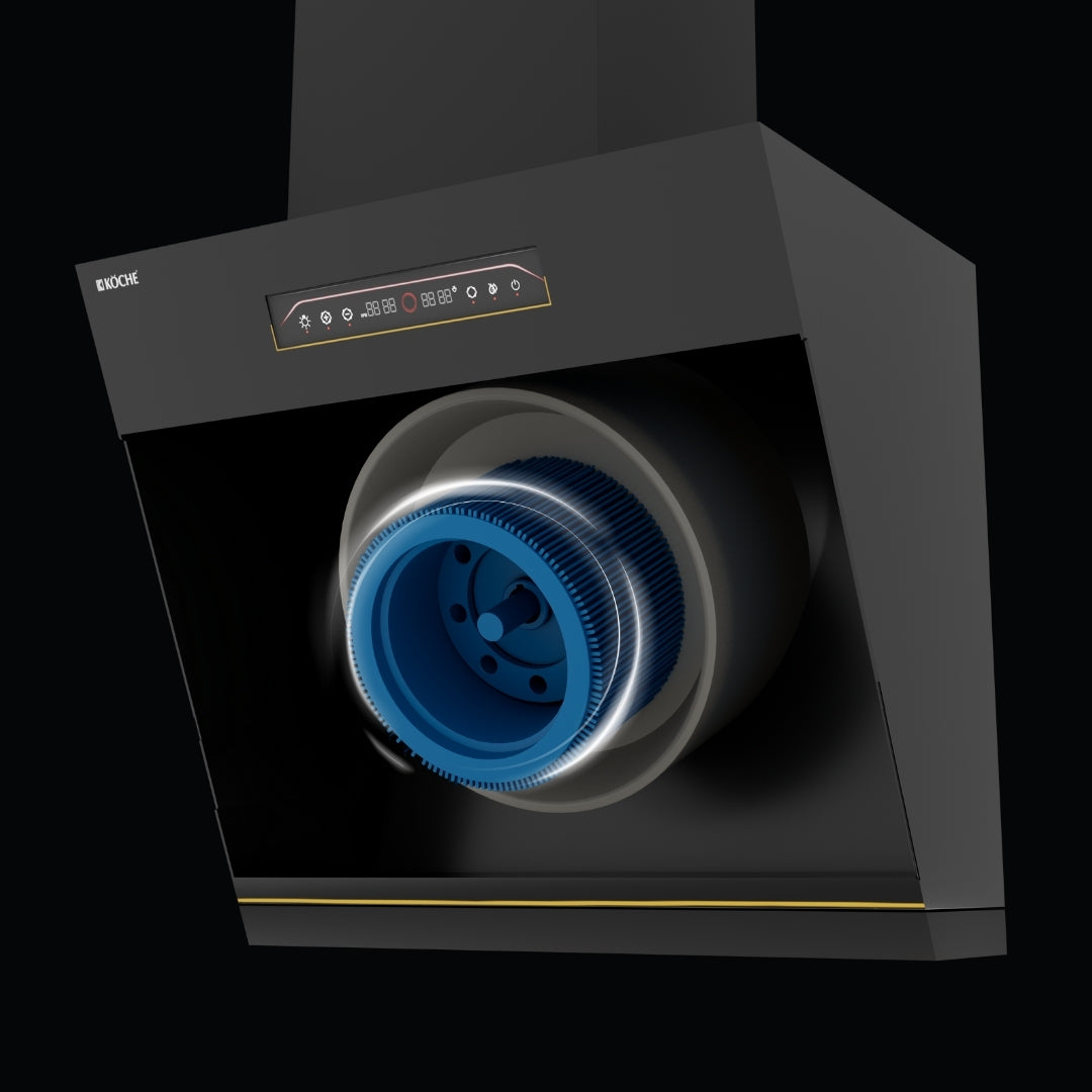 Premium BLDC kitchen chimney with blue light