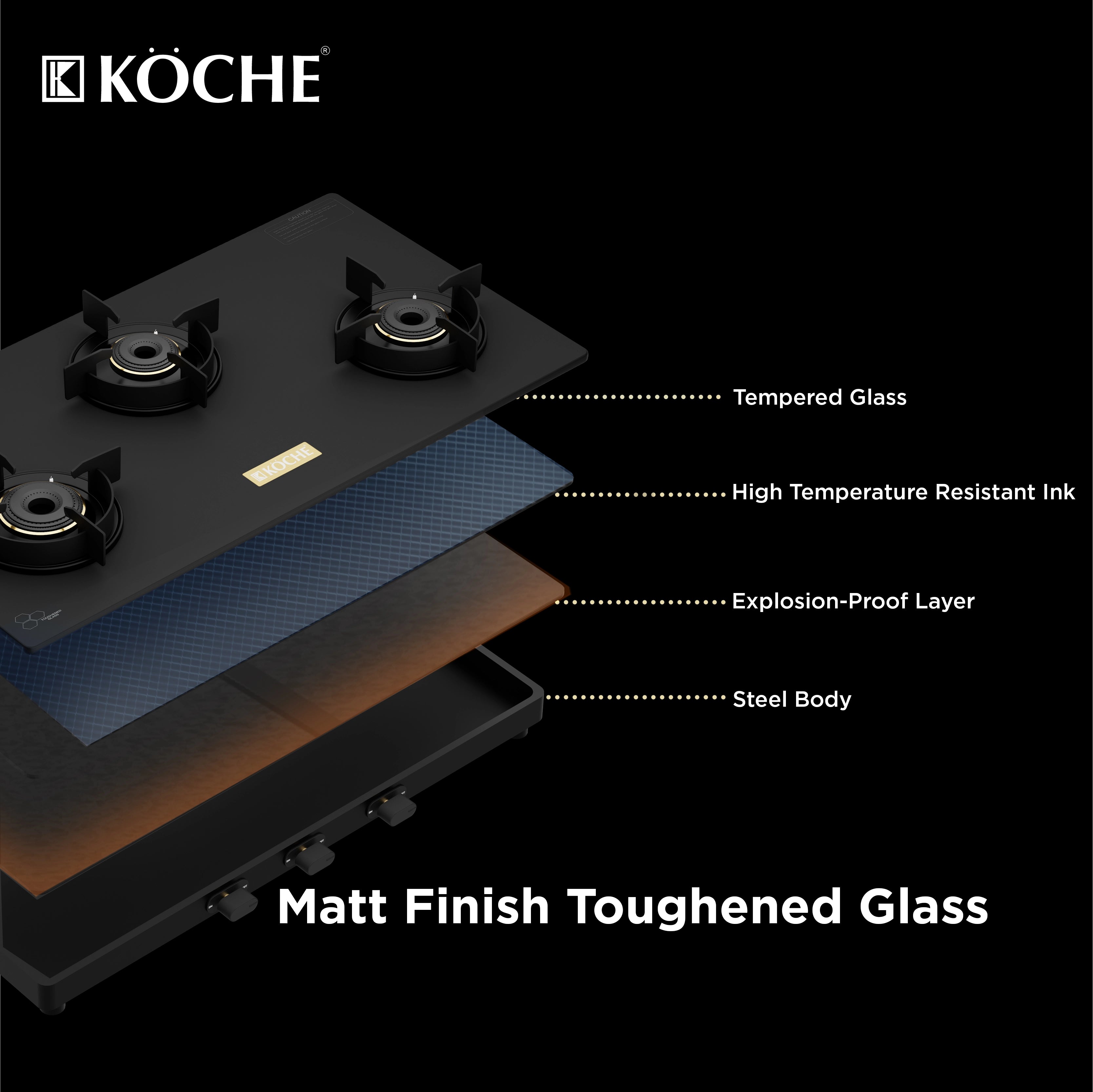 Flamaro 3B Matt Auto Cooktop