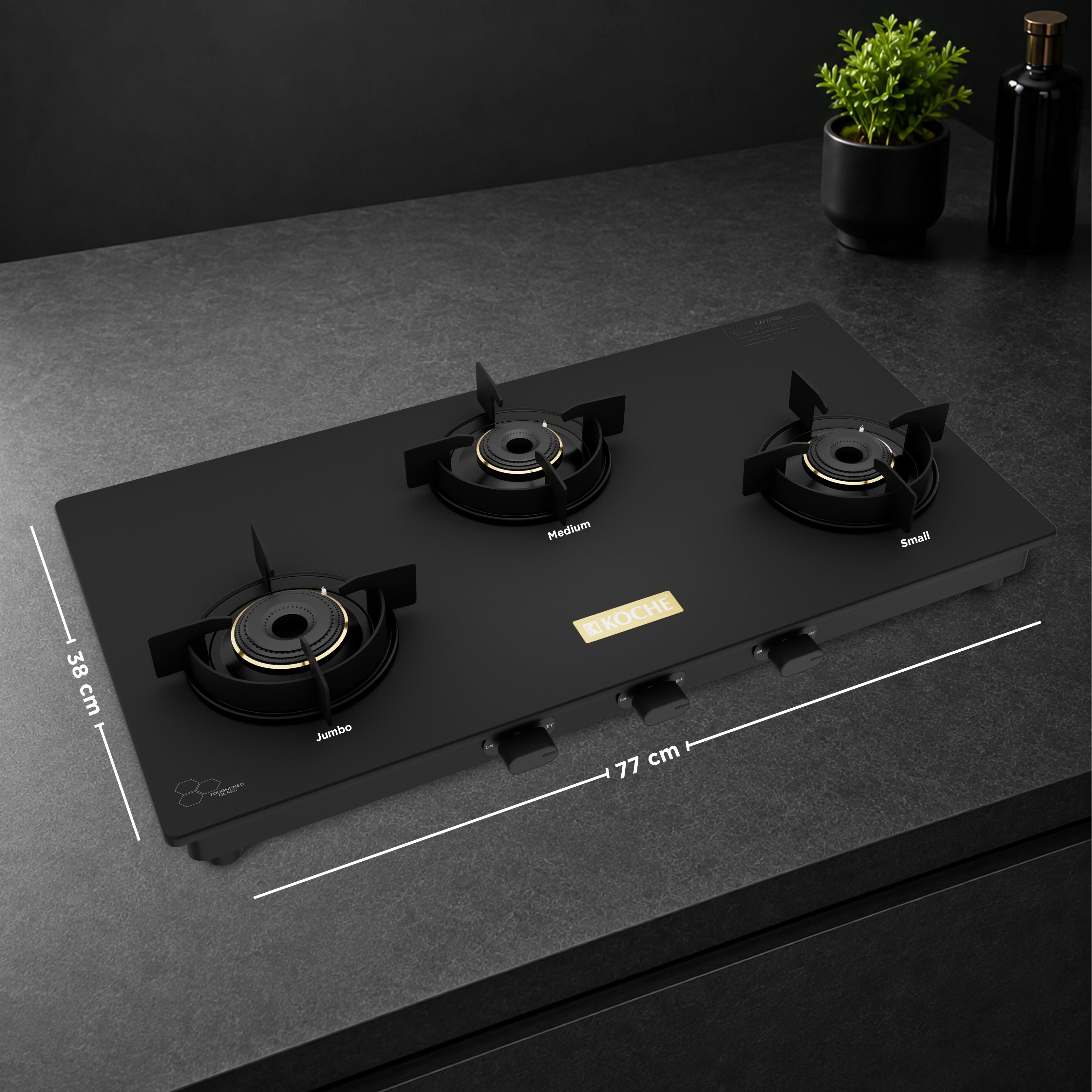 Flamaro 3B Matt Auto Cooktop