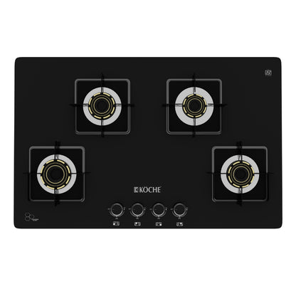 Koche Ivan 4 burner gas hobtop top view
