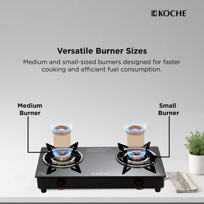 Köche Spartek Cooktop Medium & Small Burners