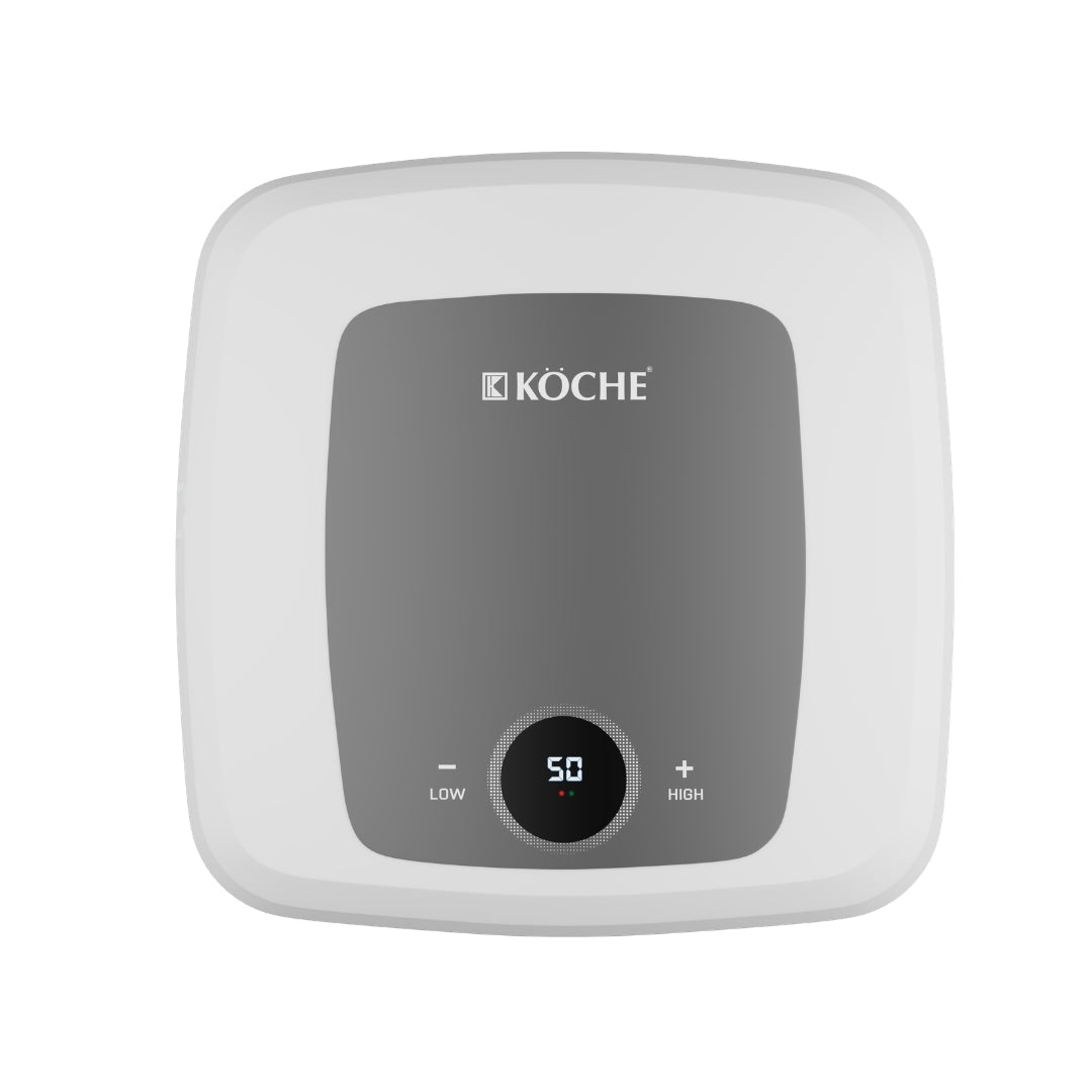 Köche Luma Pro digital water heater control panel with temperature display
