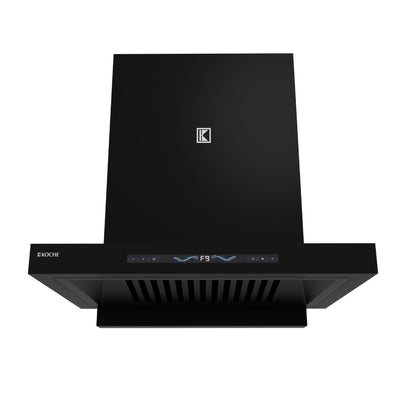 Stark 60 BLDC chimney front view modern kitchen hood design