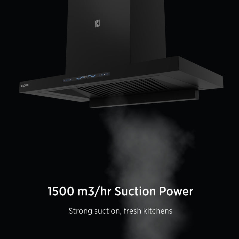   Stark 90 BLDC Chimney Stark 90 BLDC chimney suction power smoke removal performance test in kitchen 