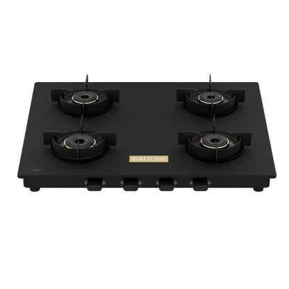 Köche Flamaro 4B Manual Ignition Matt Cooktop with four brass burners