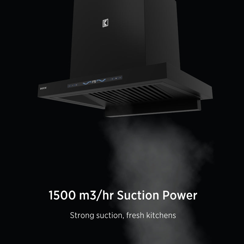   Stark 60 BLDC Chimney Köche Stark 60 kitchen chimney with powerful suction 