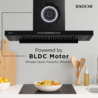 Köche Stark 90 BLDC motor kitchen chimney